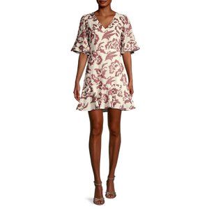 * HOST PICK* REBECCA TAYLOR DESIGNER Brand : Amea Floral Ruffle Dress